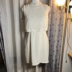 Forever 21 Sleeveless White Mini Dress